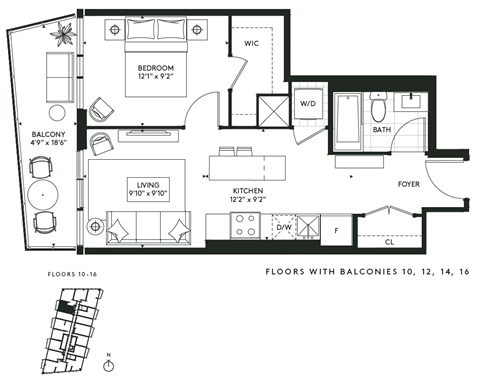 450 Front Street West Studio-3 Beds Apartment for Rent - Photo Gallery 45